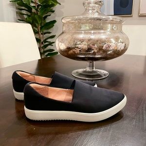 Black Slip-ons by JSLIDE - Size 7...like new!!!